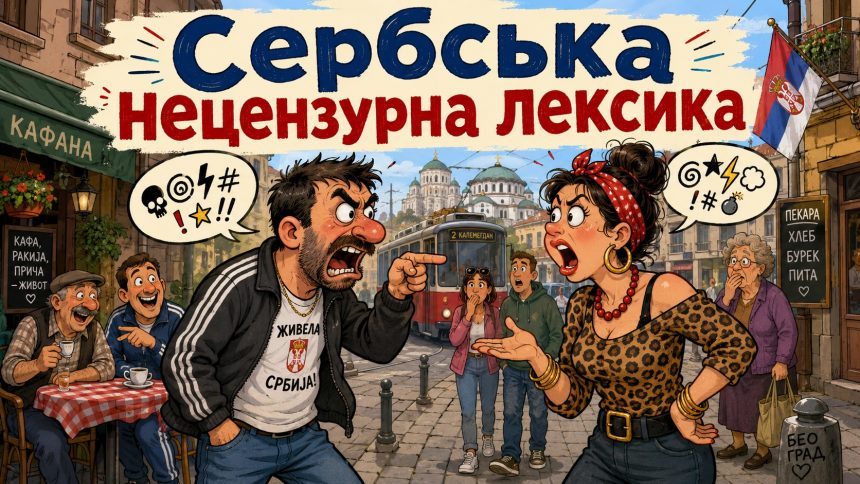 Сербські лайливі слова: матюки з перекладом і вимовою українською
