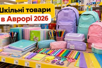 Що купити дитині до школи в Аврорі 2026: ціни на зошити, ручки, пенали та ланчбокси