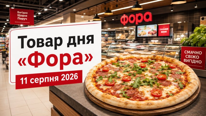 Товар дня у «Фора» 11 серпня 2026: яку піцу сьогодні продають за 99,90 грн