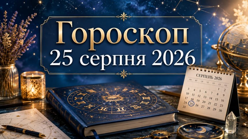 Гороскоп на сьогодні, 25 серпня 2026, для всіх знаків Зодіаку: кохання, гроші та робота