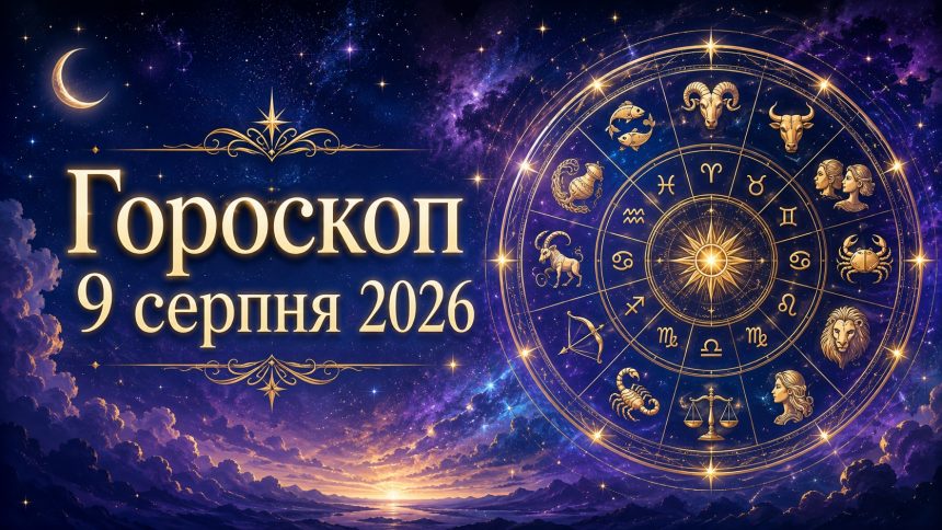 Гороскоп на сьогодні, 9 серпня 2026, для всіх знаків Зодіаку: кохання, гроші та робота