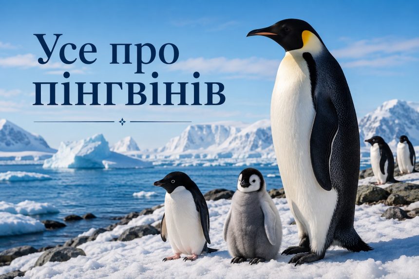 Цікаві факти про пінгвінів: 18 видів, де живуть, чому не літають і як виживають у мороз