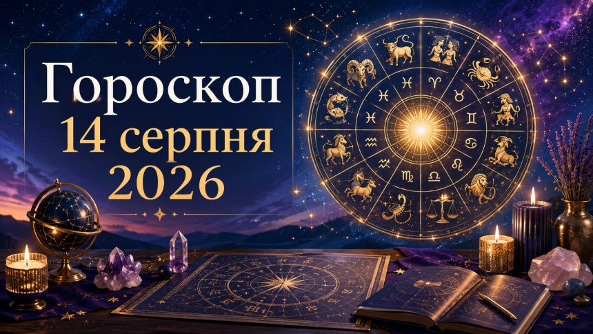 Гороскоп на сьогодні, 14 серпня 2026, для всіх знаків Зодіаку: кохання, гроші та робота