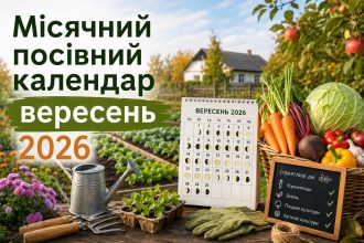 Місячний посівний календар вересень 2026: що та коли сіяти в Україні