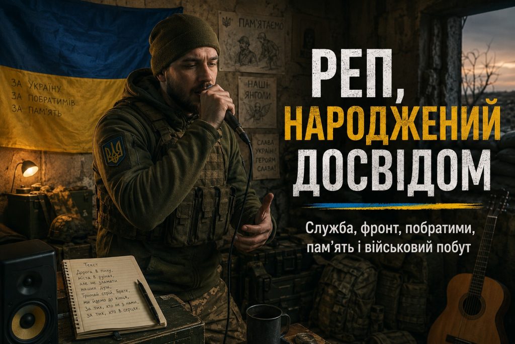 Військовий реп 2026 в Україні: головні виконавці, пісні та історії з фронту