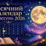 Місячний календар на вересень 2026: сприятливі та несприятливі дні для важливих справ