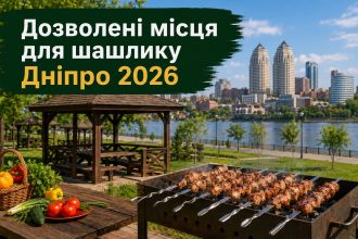 Де посмажити шашлик у Дніпрі 2026: дозволені місця, правила та штрафи