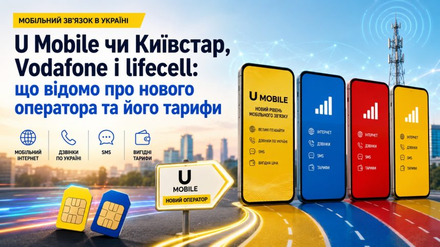 Новий мобільний оператор U Mobile в Україні: тарифи, дата запуску та чия мережа працюватиме
