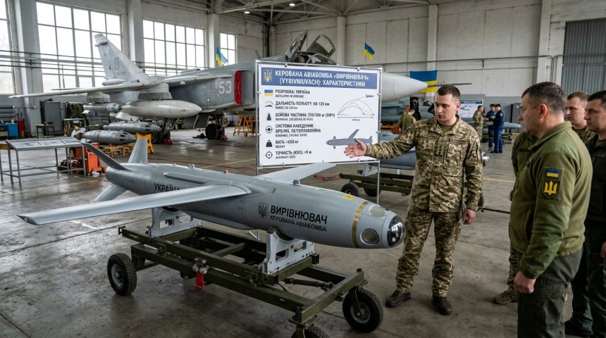 Україна створила власну керовану авіабомбу «Вирівнювач»: характеристики, дальність польоту та бойова частина