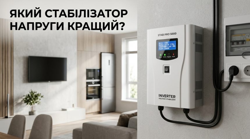 Як вибрати стабілізатор напруги для дому у 2026 році: релейний, симісторний чи інверторний