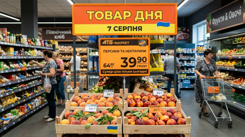 Товар дня в АТБ 7 серпня 2026 — що можна купити сьогодні зі знижкою до 50%