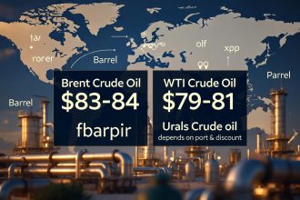 Ціна нафти 7 серпня 2026 року: скільки коштують Brent, WTI та Urals сьогодні