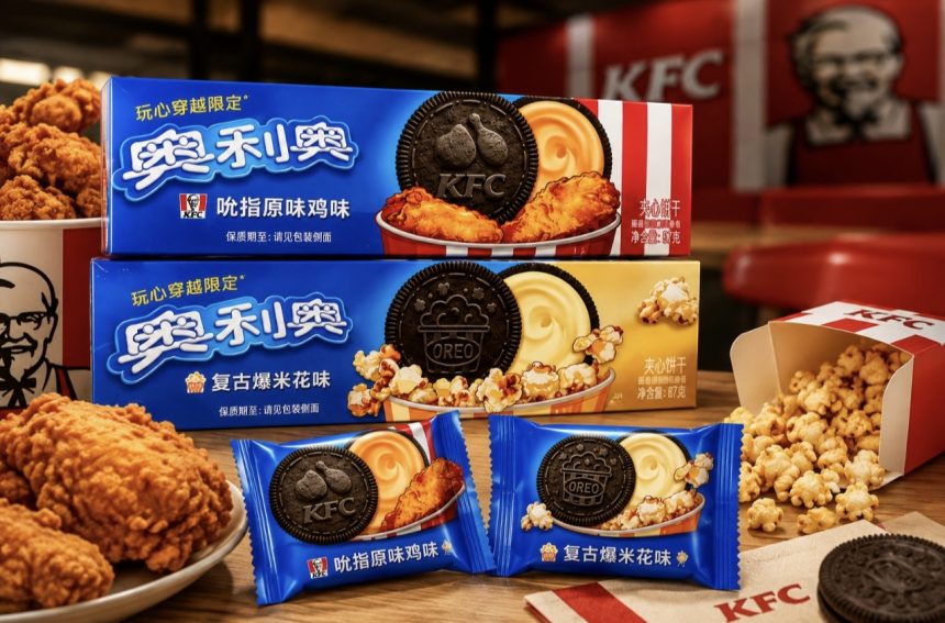 Oreo × KFC випустили печиво зі смаком смаженої курки: де з'явилася незвичайна новинка та скільки коштує