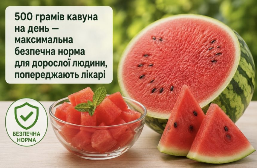Чому не можна їсти багато кавуна: лікарі попередили про безпечну добову норму та можливі наслідки