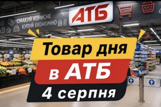 Товар дня в АТБ 4 серпня 2026 — що можна купити сьогодні зі знижкою до 50%