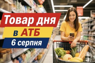 Товар дня в АТБ 6 серпня 2026 — що можна купити сьогодні зі знижкою до 50%