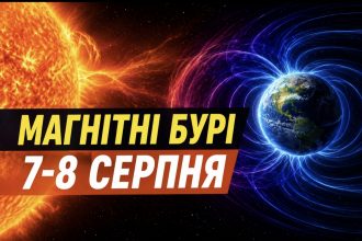 Магнітні бурі 7–8 серпня 2026 року: який буде K-індекс та чи вплине сонячна активність на самопочуття