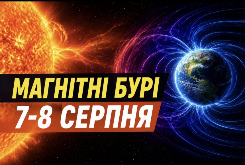 Магнітні бурі 7–8 серпня 2026 року: який буде K-індекс та чи вплине сонячна активність на самопочуття