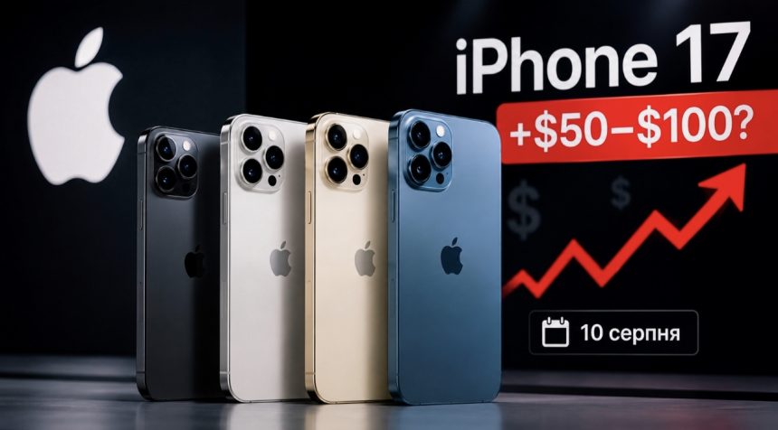 Ціни на iPhone 17 можуть зрости вже з 10 серпня: наскільки подорожчають iPhone 17, Air, Pro та Pro Max