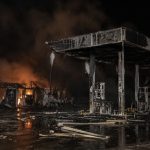 На Полтавщині в Опішнянській громаді вночі знищили всі АЗС