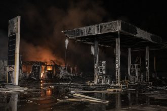 На Полтавщині в Опішнянській громаді вночі знищили всі АЗС