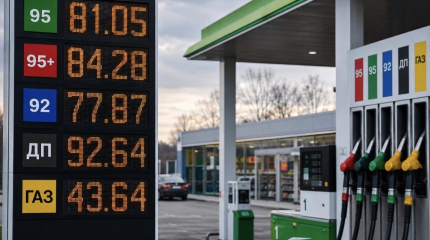 Ціни на бензин, дизель і газ в Україні 11 серпня 2026 року: скільки коштує пальне на АЗС сьогодні