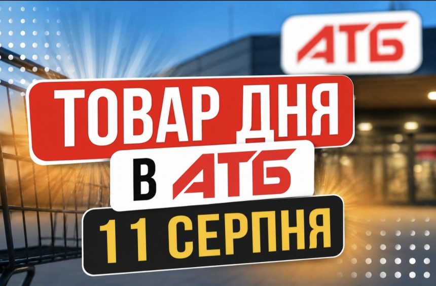 Знижка 50% в АТБ 11 серпня 2026: який товар можна придбати вдвічі дешевше