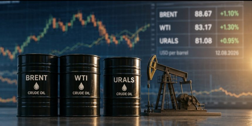 Ціна нафти 12 серпня 2026 року: скільки коштують Brent, WTI та Urals сьогодні