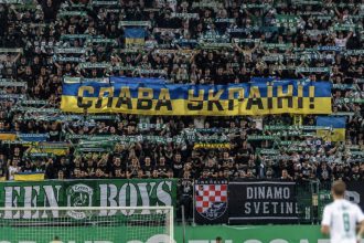 Як фанати «Динамо Загреб» і «Жальгіріса» підтримали Україну в Каунасі — відео з матчу
