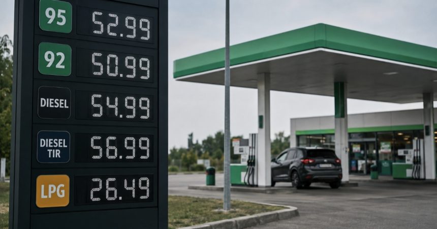 Ціни на бензин, дизель і газ в Україні 13 серпня 2026 року: скільки коштує пальне на АЗС сьогодні