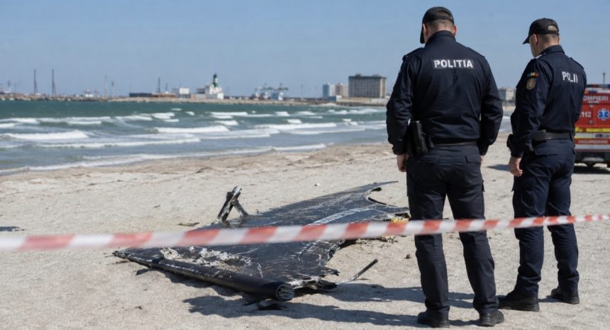 На румунському узбережжі Чорного моря знайшли уламки БПЛА після атак поблизу Одеської області