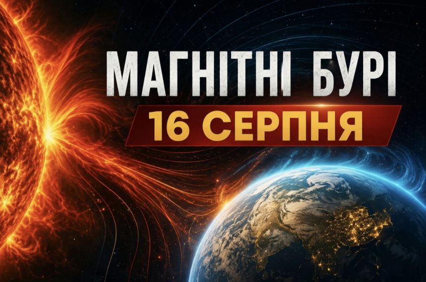Магнітна буря 16 серпня: названо години найбільшої активності в Україні