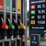 Ціни на бензин, дизель і газ в Україні 20 серпня 2026 року: скільки коштує пальне на АЗС сьогодні