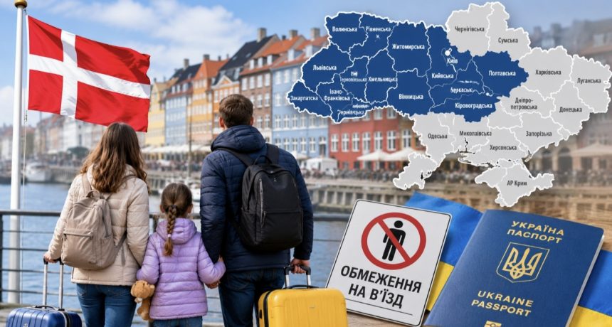 Українців із 14 областей можуть перестати приймати в Данії: що зміниться для жінок, дітей і пенсіонерів