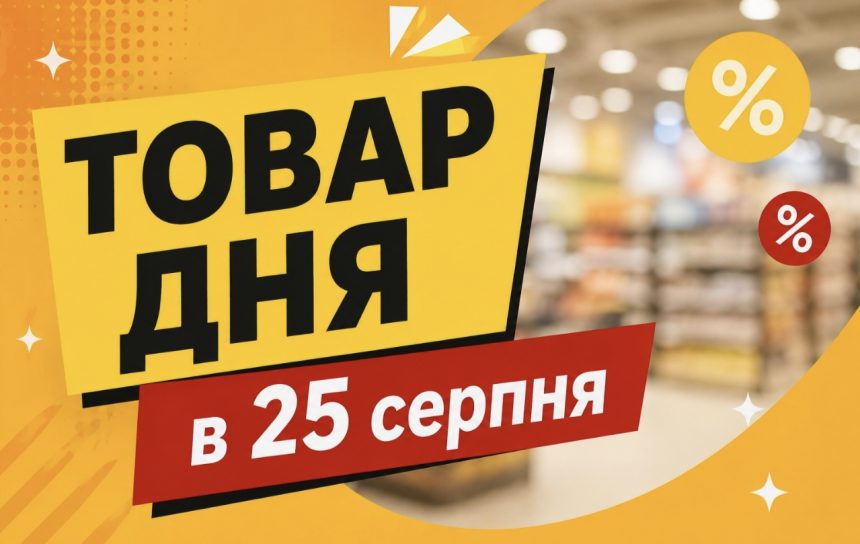 Товар дня в АТБ 25 серпня 2026 — що можна купити сьогодні зі знижкою до 50%