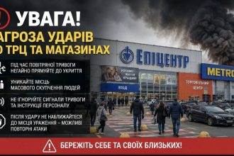 Коли росія може атакувати великі ТРЦ у Києві та що робити відвідувачам METRO і Епіцентру