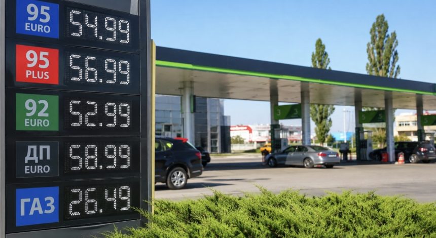 Ціни на бензин, дизель і газ в Україні 26 серпня 2026 року: скільки коштує пальне на АЗС сьогодні
