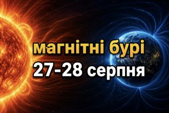 Магнітні бурі 27–28 серпня 2026 року: який буде K-індекс та чи вплине сонячна активність на самопочуття