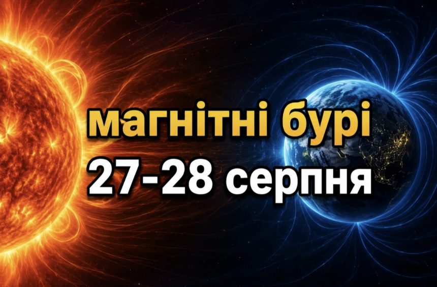 Магнітні бурі 27–28 серпня 2026 року: який буде K-індекс та чи вплине сонячна активність на самопочуття