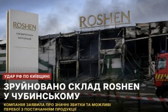 Що буде з продукцією ROSHEN після руйнування складу у Чубинському