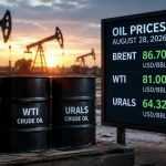 Ціна нафти 28 серпня 2026 року: скільки коштують Brent, WTI та Urals сьогодні