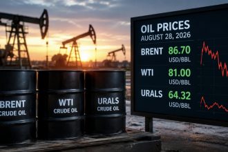 Ціна нафти 28 серпня 2026 року: скільки коштують Brent, WTI та Urals сьогодні