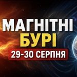 Магнітні бурі 29–30 серпня 2026 року: яким буде K-індекс та чи вплине сонячна активність на самопочуття