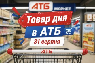 Товар дня в АТБ 31 серпня 2026: що можна купити сьогодні зі знижкою до 50%