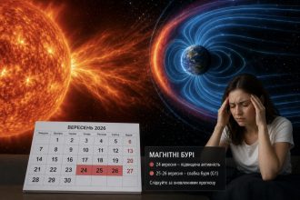 Магнітні бурі у вересні 2026 року в Україні — прогноз сонячної активності, небезпечні дні та як захистити здоров’я