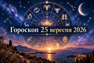 Гороскоп на сьогодні, 25 вересня 2026, для всіх знаків Зодіаку: кохання, гроші та робота