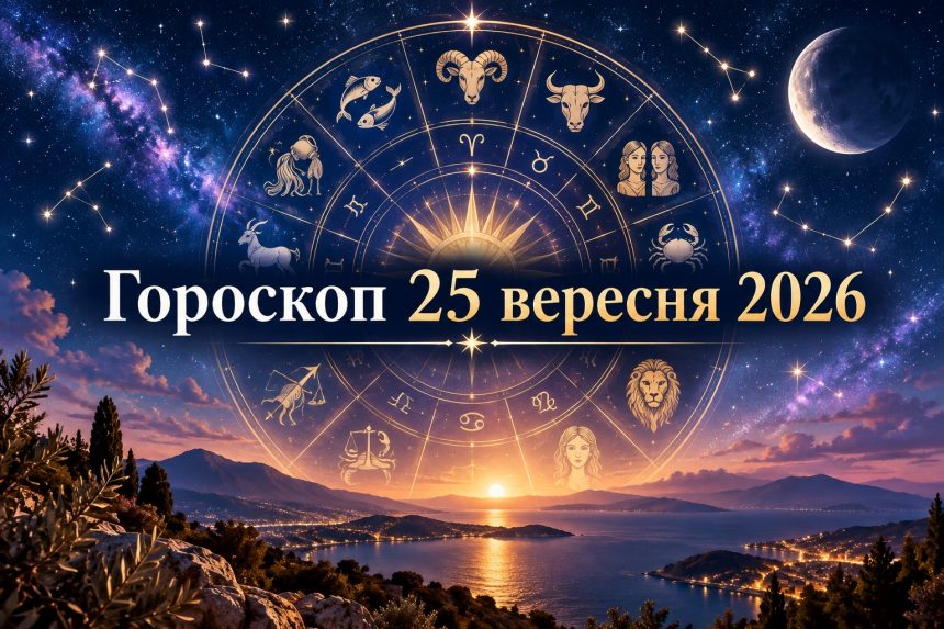 Гороскоп на сьогодні, 25 вересня 2026, для всіх знаків Зодіаку: кохання, гроші та робота
