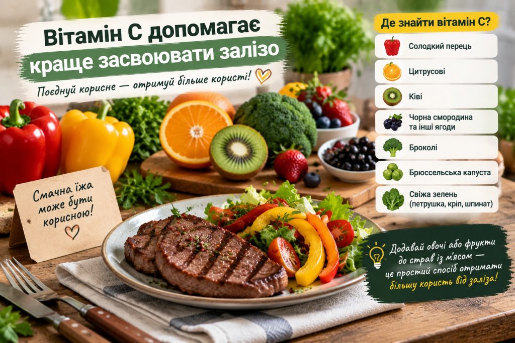 Що треба їсти, щоб підняти гемоглобін: продукти з гемовим залізом і вітаміном С
