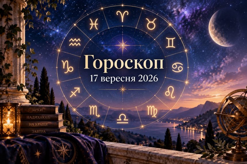 Гороскоп на сьогодні, 17 вересня 2026, для всіх знаків Зодіаку: кохання, гроші та робота