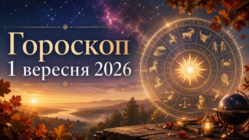 Гороскоп на сьогодні, 1 вересня 2026, для всіх знаків Зодіаку: кохання, гроші та робота